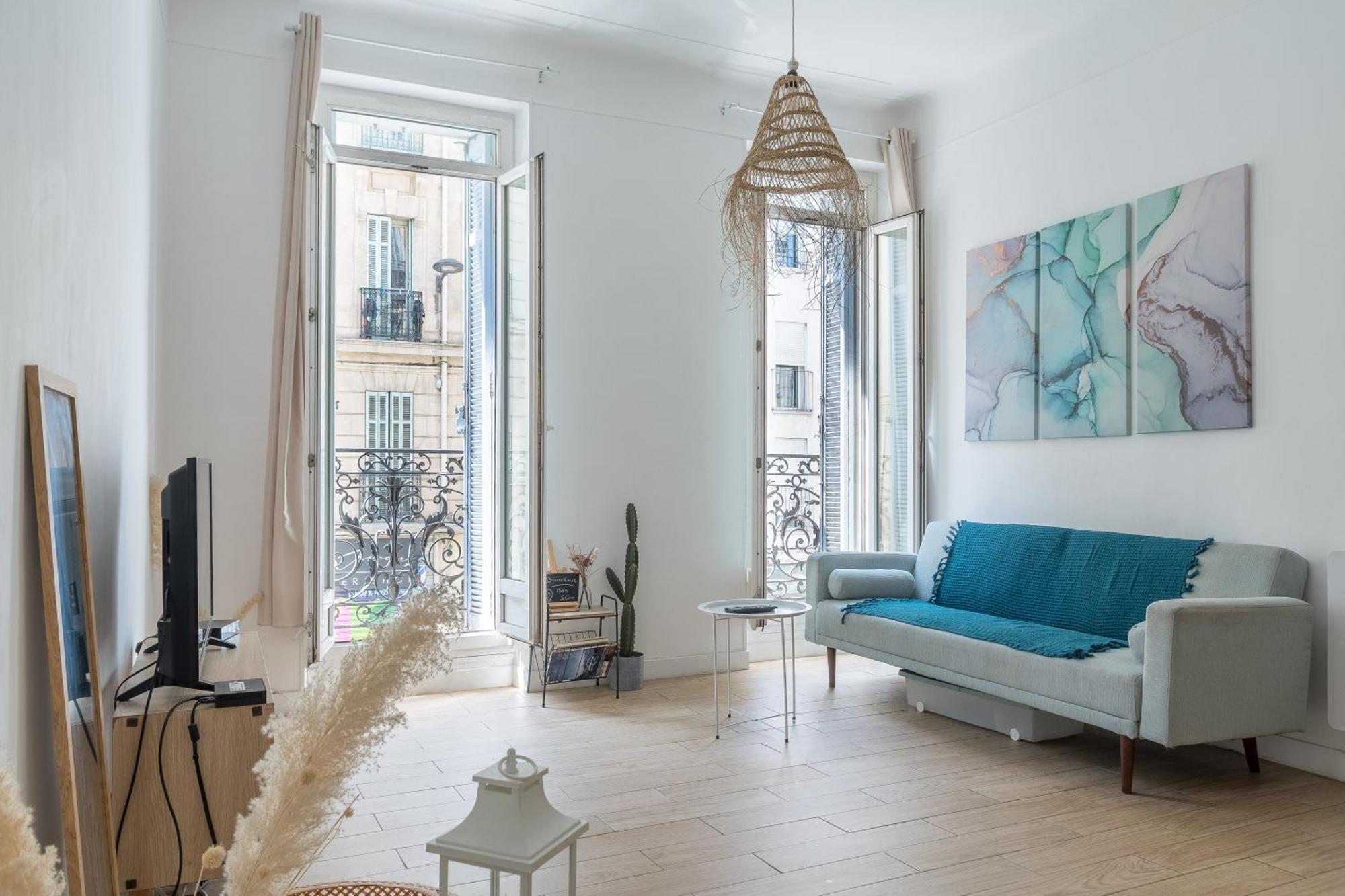 Charmant T2 Haussmanien Centre Ville Marseille Eksteriør billede